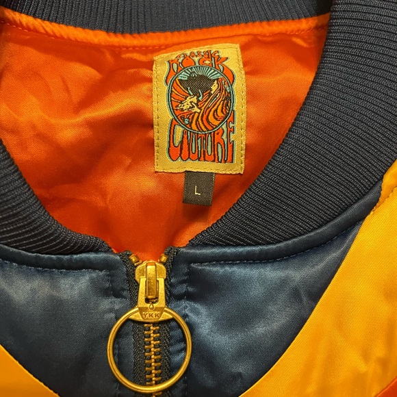 Colorful Chevron Kids Puffer Jacket - Picture 3 of 4